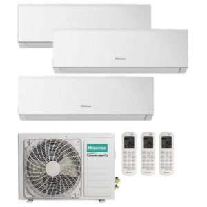 AIRE ACONDICIONADO MULTISPLIT HISENSE INVERTER 3x9.000 BTU Wifi