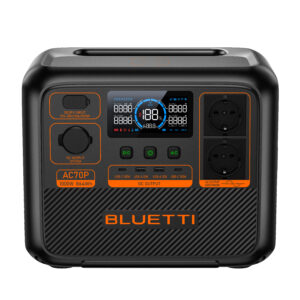 Central de energía de respaldo portatil Bluetti AC70P 1000w 864wh Litio