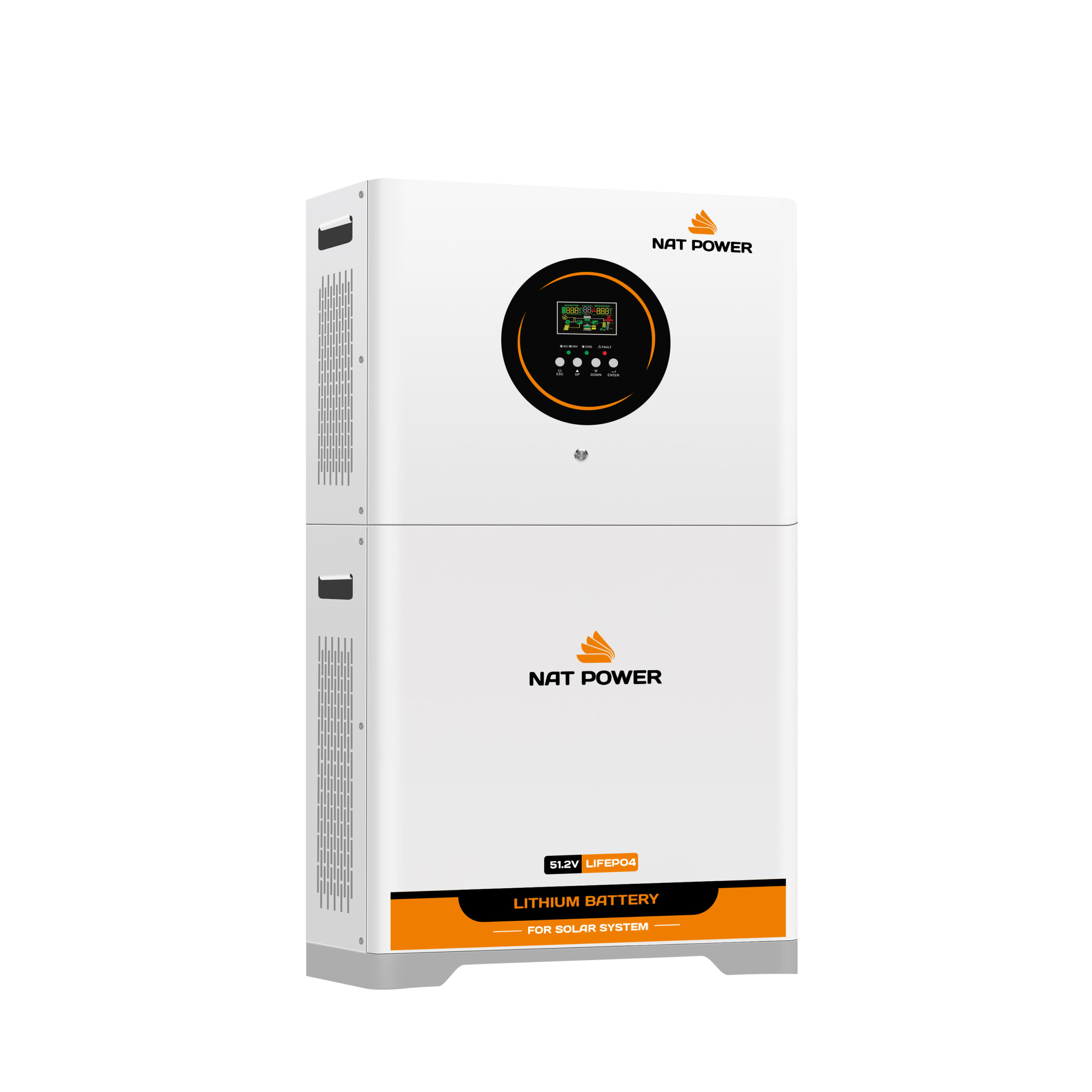 Kit Solar + Cargador de Vehiculo ABB Terra AC +Inv. Nat Power 6,2Kw Off Grid + Batería Litio 10Kwh Almacenamiento - Imagen 5