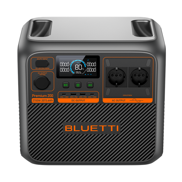 Central de energía de respaldo portatil Bluetti Premium 200 V2 2700w 2073wh Litio - Imagen 9