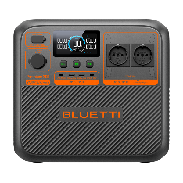 Central de energía de respaldo portatil Bluetti Premium 200 V2 2700w 2073wh Litio - Imagen 7